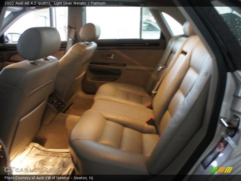 Light Silver Metallic / Platinum 2002 Audi A8 4.2 quattro