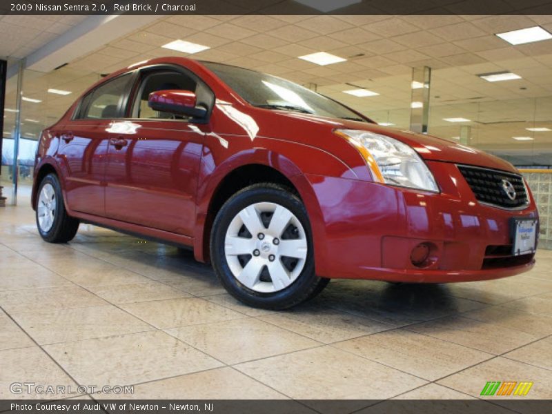 Red Brick / Charcoal 2009 Nissan Sentra 2.0