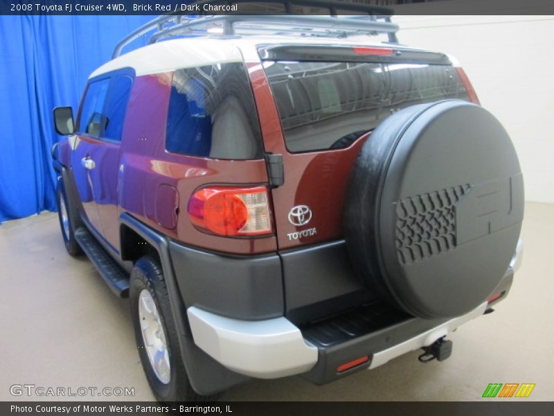 Brick Red / Dark Charcoal 2008 Toyota FJ Cruiser 4WD