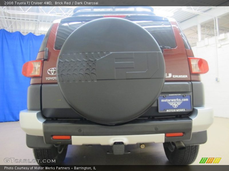 Brick Red / Dark Charcoal 2008 Toyota FJ Cruiser 4WD