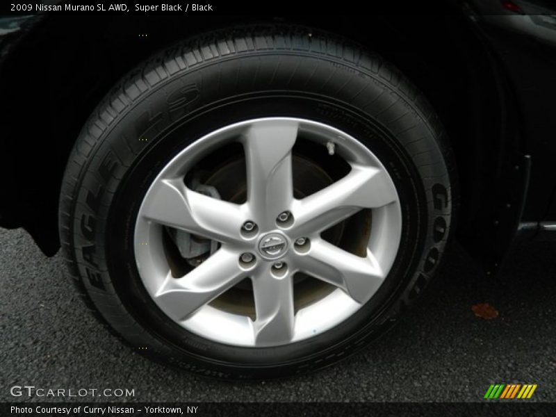 Super Black / Black 2009 Nissan Murano SL AWD
