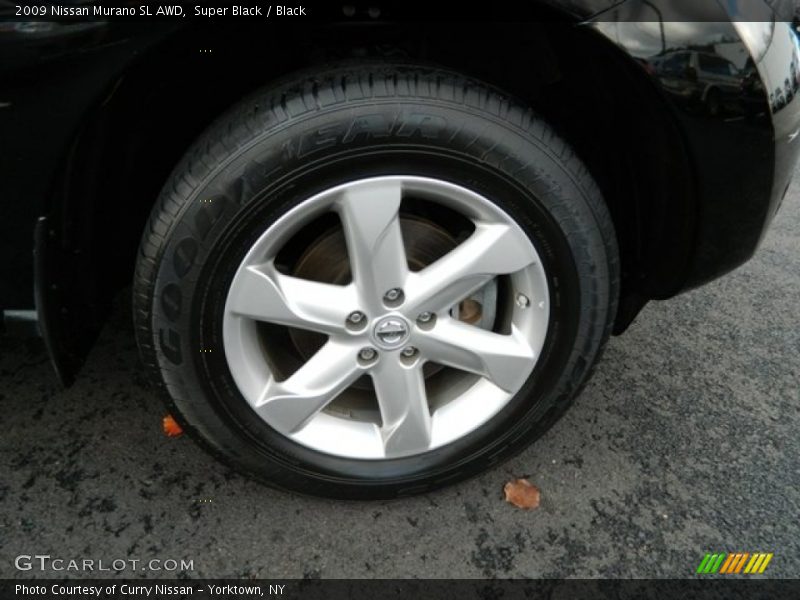 Super Black / Black 2009 Nissan Murano SL AWD