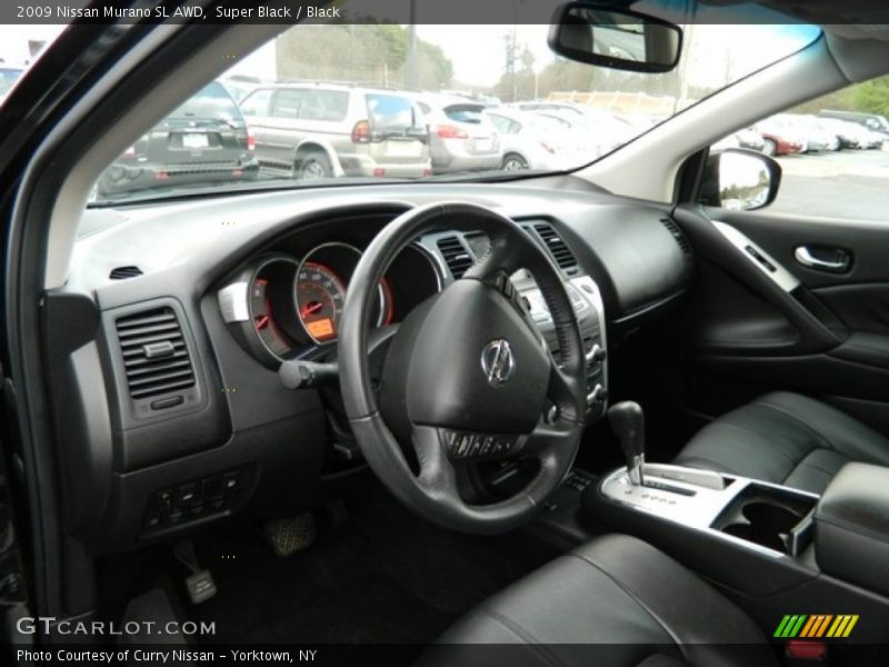 Super Black / Black 2009 Nissan Murano SL AWD