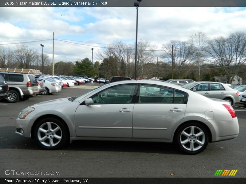 Liquid Silver Metallic / Frost 2005 Nissan Maxima 3.5 SE