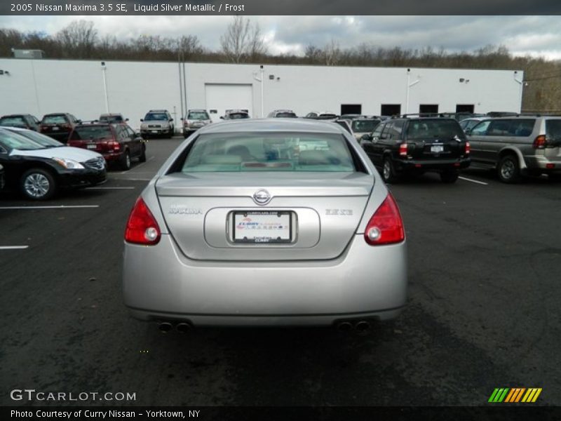 Liquid Silver Metallic / Frost 2005 Nissan Maxima 3.5 SE