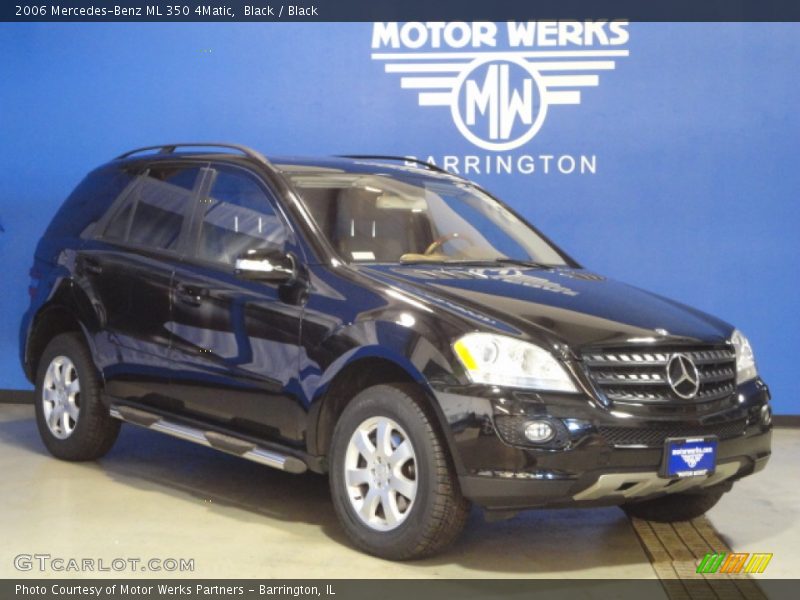 Black / Black 2006 Mercedes-Benz ML 350 4Matic