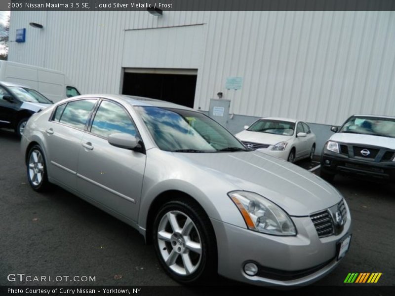 Liquid Silver Metallic / Frost 2005 Nissan Maxima 3.5 SE