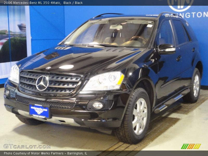 Black / Black 2006 Mercedes-Benz ML 350 4Matic
