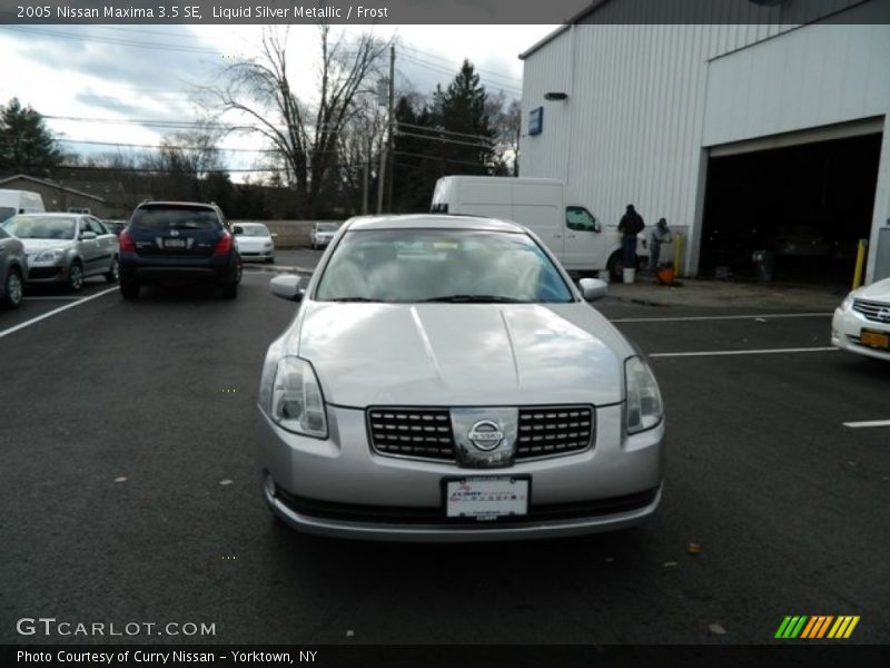 Liquid Silver Metallic / Frost 2005 Nissan Maxima 3.5 SE