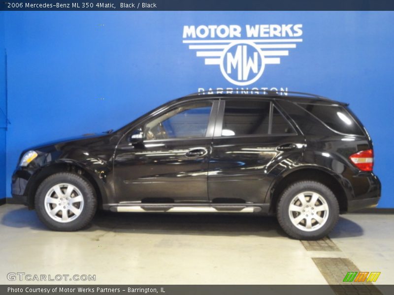 Black / Black 2006 Mercedes-Benz ML 350 4Matic