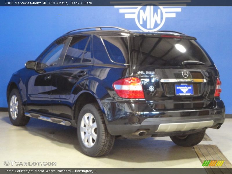 Black / Black 2006 Mercedes-Benz ML 350 4Matic