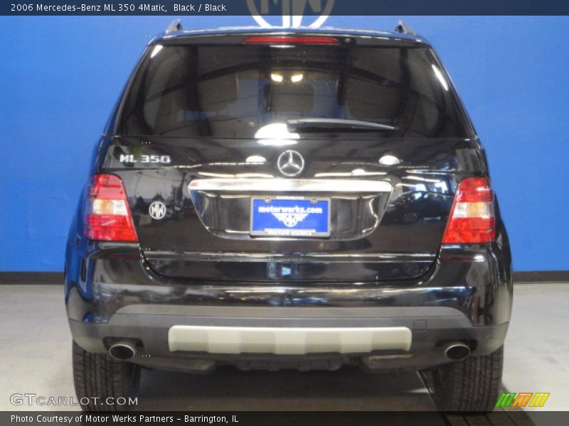 Black / Black 2006 Mercedes-Benz ML 350 4Matic
