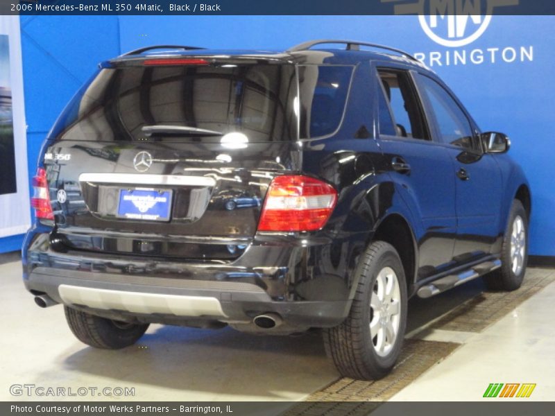Black / Black 2006 Mercedes-Benz ML 350 4Matic
