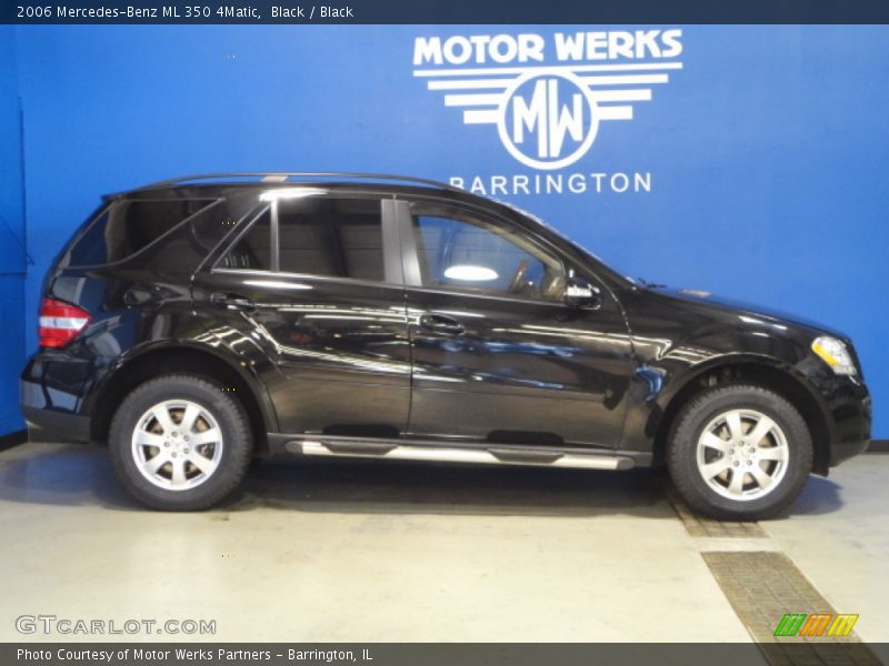 Black / Black 2006 Mercedes-Benz ML 350 4Matic