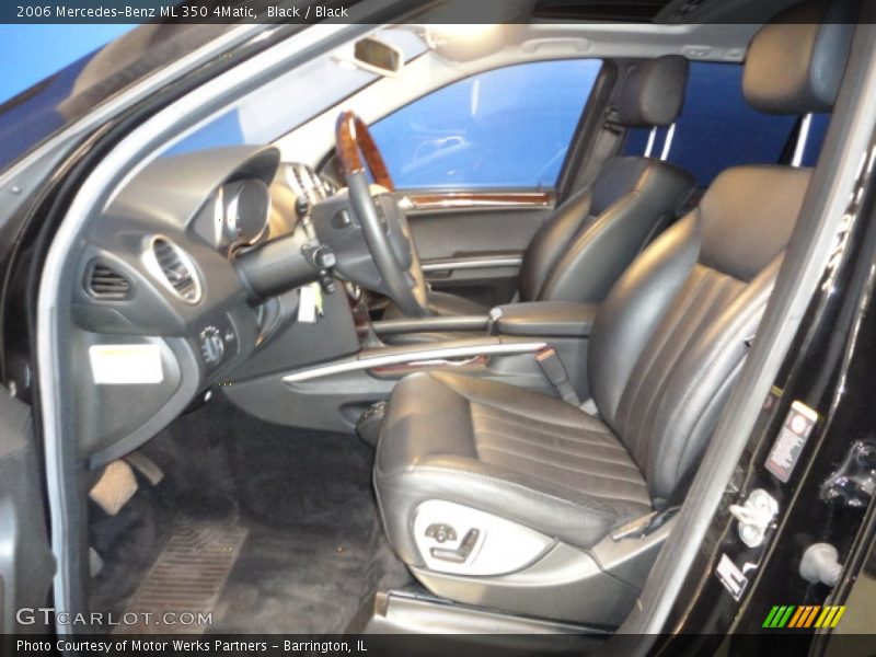 Black / Black 2006 Mercedes-Benz ML 350 4Matic