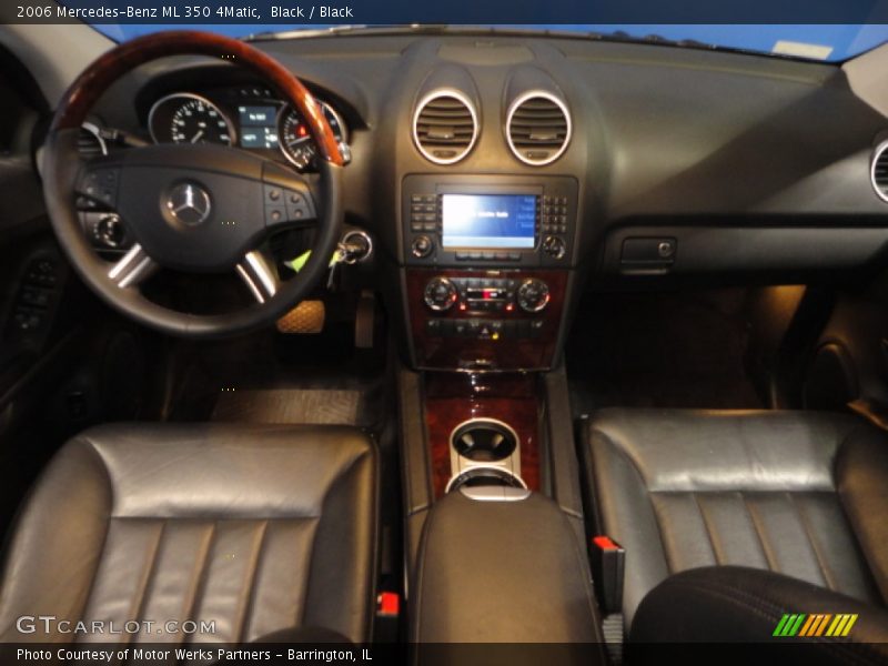 Black / Black 2006 Mercedes-Benz ML 350 4Matic