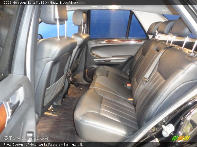 Black / Black 2006 Mercedes-Benz ML 350 4Matic