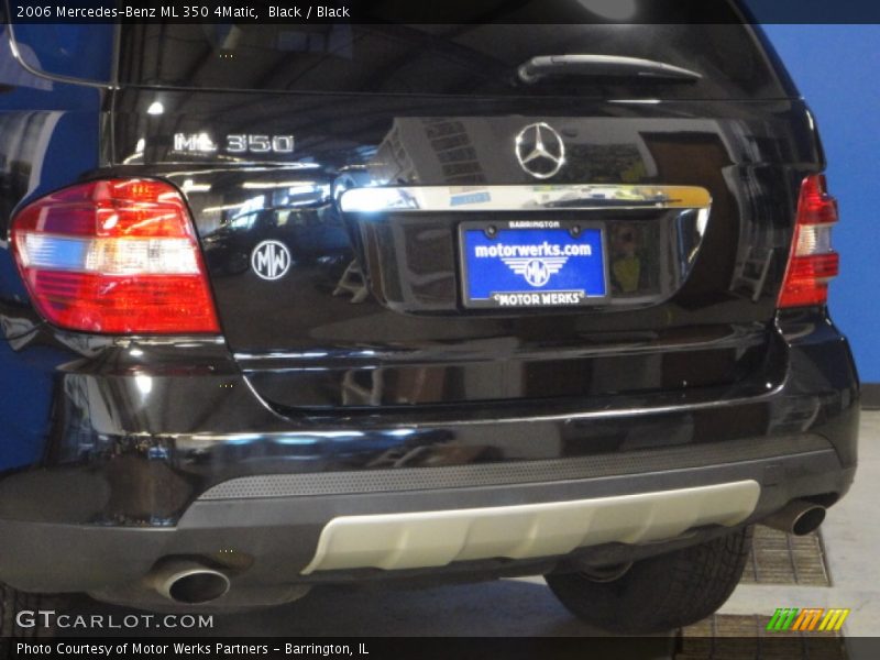 Black / Black 2006 Mercedes-Benz ML 350 4Matic