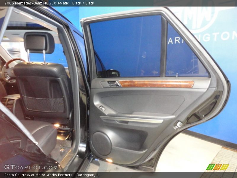Black / Black 2006 Mercedes-Benz ML 350 4Matic