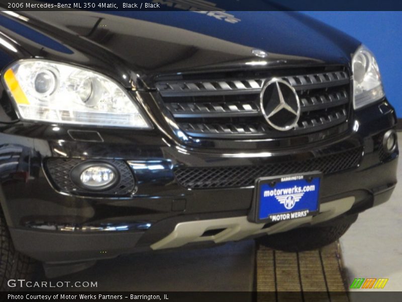 Black / Black 2006 Mercedes-Benz ML 350 4Matic