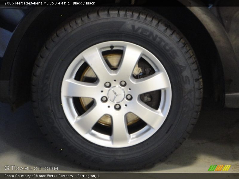 Black / Black 2006 Mercedes-Benz ML 350 4Matic