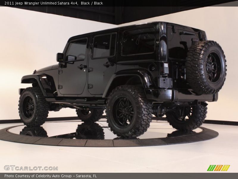 Black / Black 2011 Jeep Wrangler Unlimited Sahara 4x4