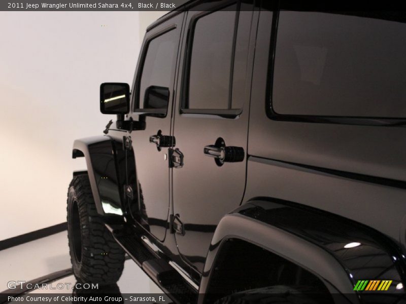 Black / Black 2011 Jeep Wrangler Unlimited Sahara 4x4