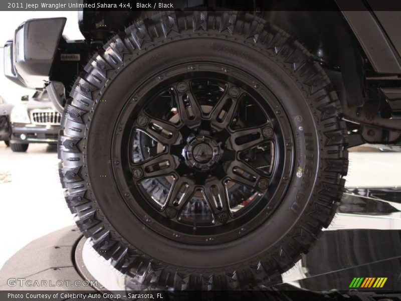 Black / Black 2011 Jeep Wrangler Unlimited Sahara 4x4