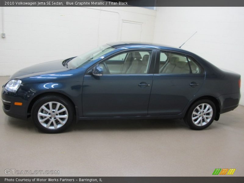 Blue Graphite Metallic / Titan Black 2010 Volkswagen Jetta SE Sedan