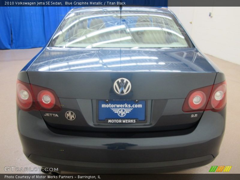 Blue Graphite Metallic / Titan Black 2010 Volkswagen Jetta SE Sedan