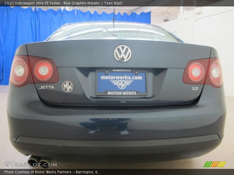 Blue Graphite Metallic / Titan Black 2010 Volkswagen Jetta SE Sedan