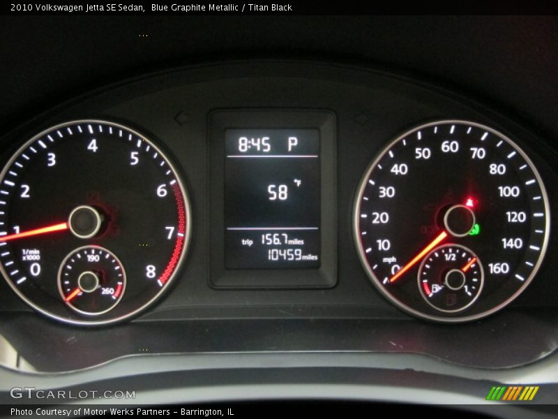 Blue Graphite Metallic / Titan Black 2010 Volkswagen Jetta SE Sedan