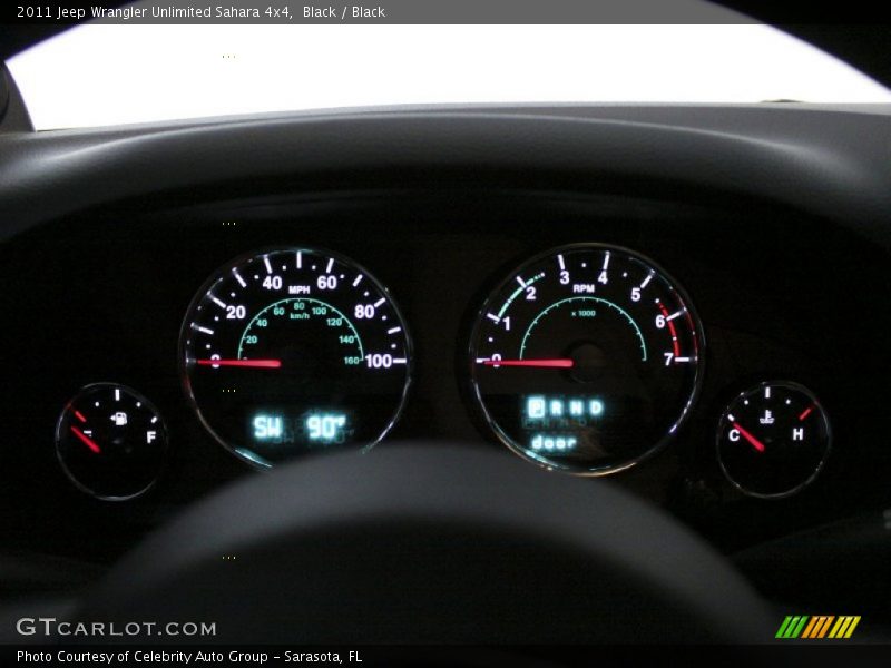 Black / Black 2011 Jeep Wrangler Unlimited Sahara 4x4