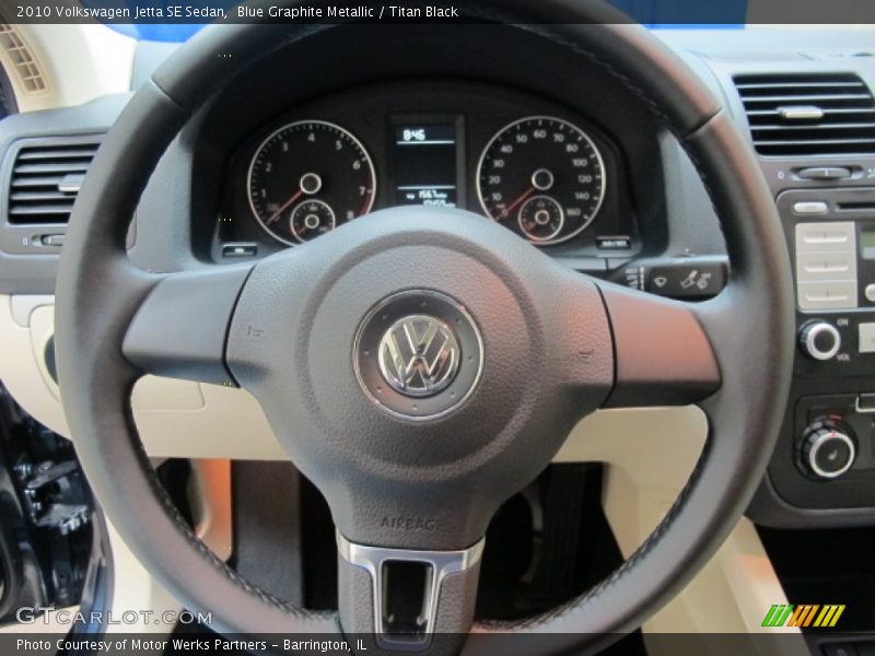 Blue Graphite Metallic / Titan Black 2010 Volkswagen Jetta SE Sedan