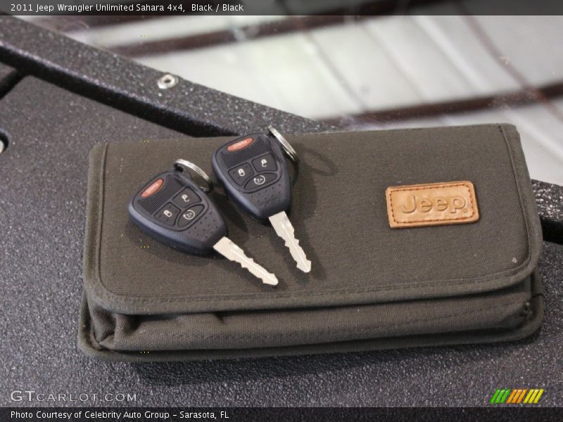 Black / Black 2011 Jeep Wrangler Unlimited Sahara 4x4