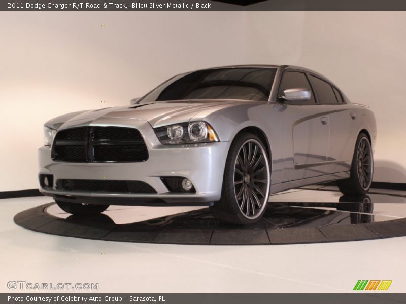 Billett Silver Metallic / Black 2011 Dodge Charger R/T Road & Track