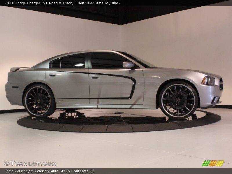 Billett Silver Metallic / Black 2011 Dodge Charger R/T Road & Track