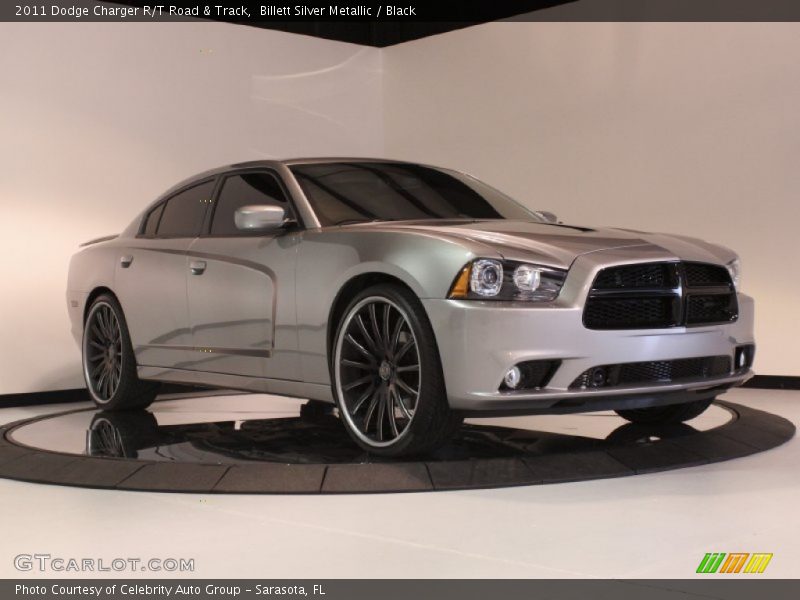 Billett Silver Metallic / Black 2011 Dodge Charger R/T Road & Track