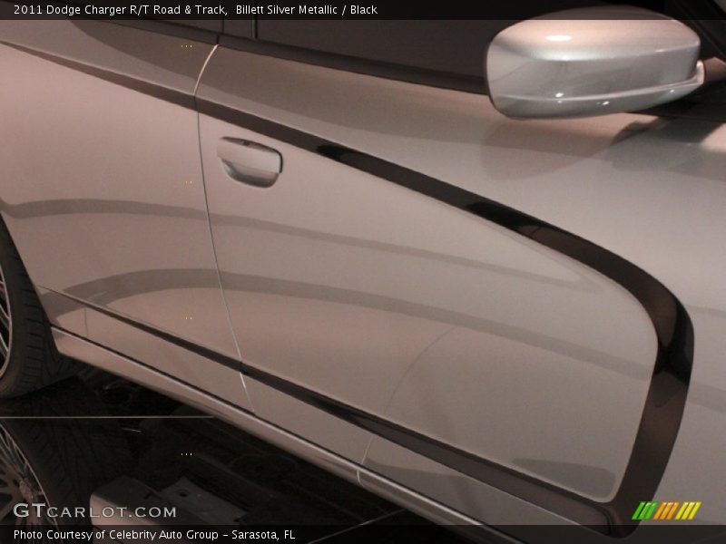 Billett Silver Metallic / Black 2011 Dodge Charger R/T Road & Track