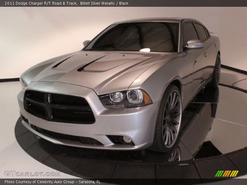 Billett Silver Metallic / Black 2011 Dodge Charger R/T Road & Track