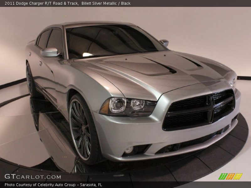Billett Silver Metallic / Black 2011 Dodge Charger R/T Road & Track