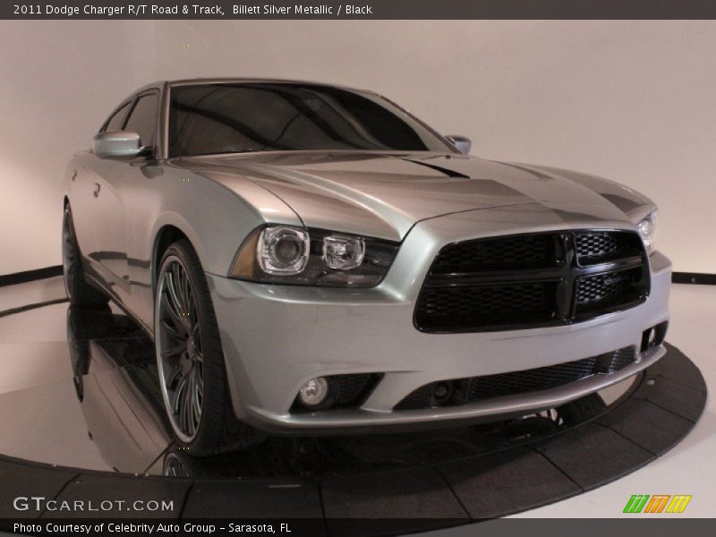 Billett Silver Metallic / Black 2011 Dodge Charger R/T Road & Track