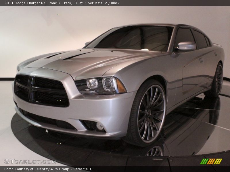 Billett Silver Metallic / Black 2011 Dodge Charger R/T Road & Track