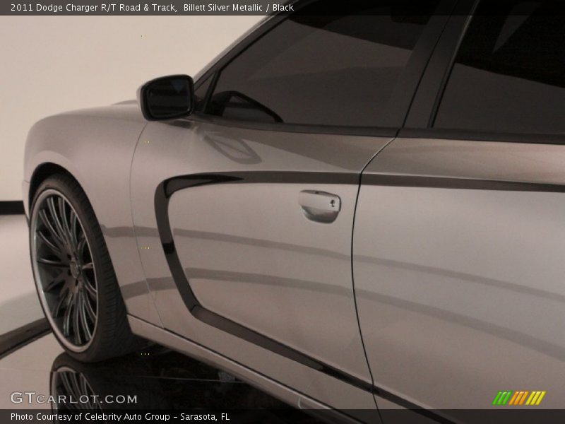 Billett Silver Metallic / Black 2011 Dodge Charger R/T Road & Track