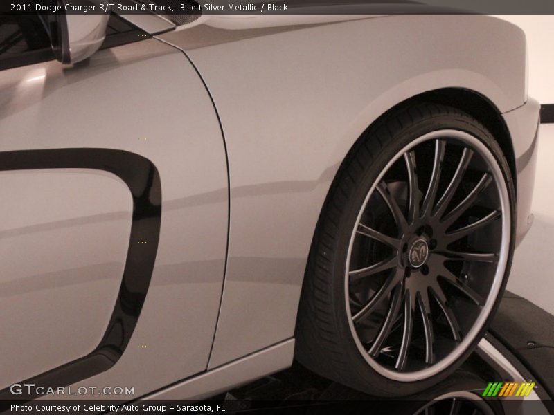 Billett Silver Metallic / Black 2011 Dodge Charger R/T Road & Track