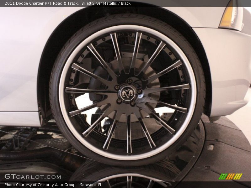 Billett Silver Metallic / Black 2011 Dodge Charger R/T Road & Track