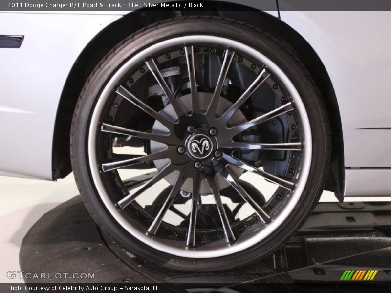 Billett Silver Metallic / Black 2011 Dodge Charger R/T Road & Track