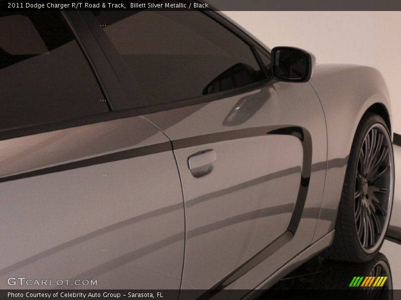 Billett Silver Metallic / Black 2011 Dodge Charger R/T Road & Track