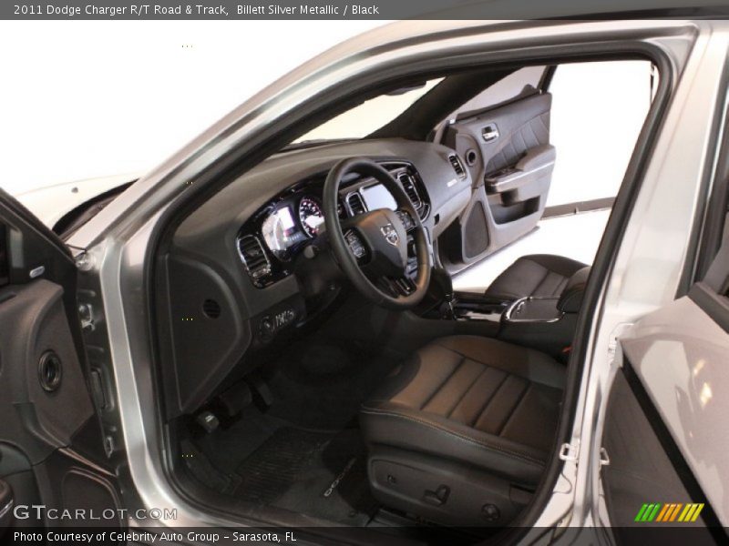 Billett Silver Metallic / Black 2011 Dodge Charger R/T Road & Track