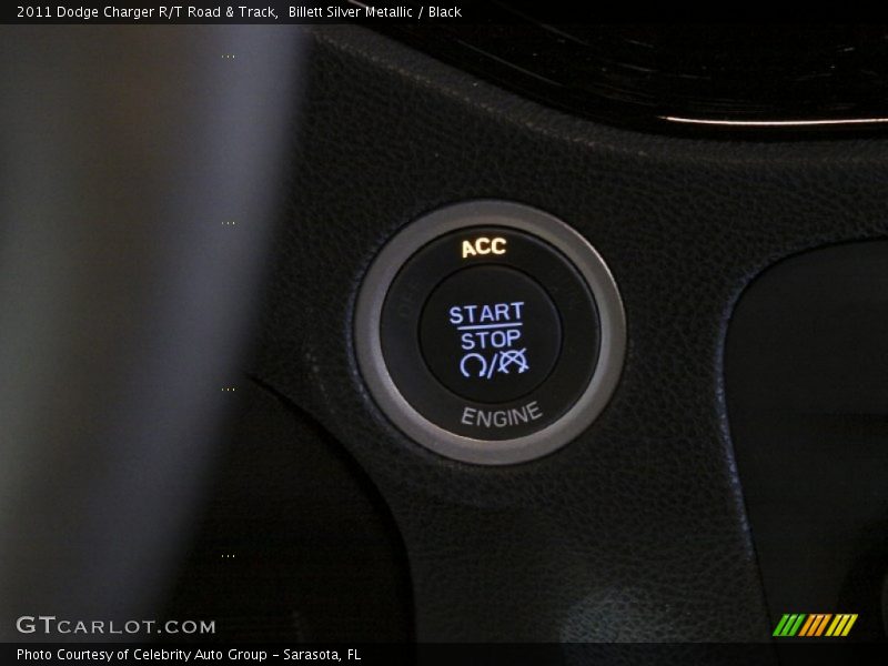 Billett Silver Metallic / Black 2011 Dodge Charger R/T Road & Track